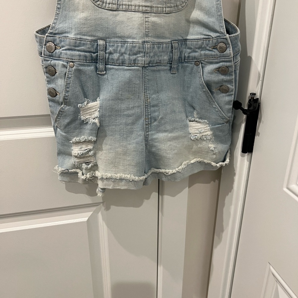 Blue Spice Denim Overalls - Picture 4 of 6